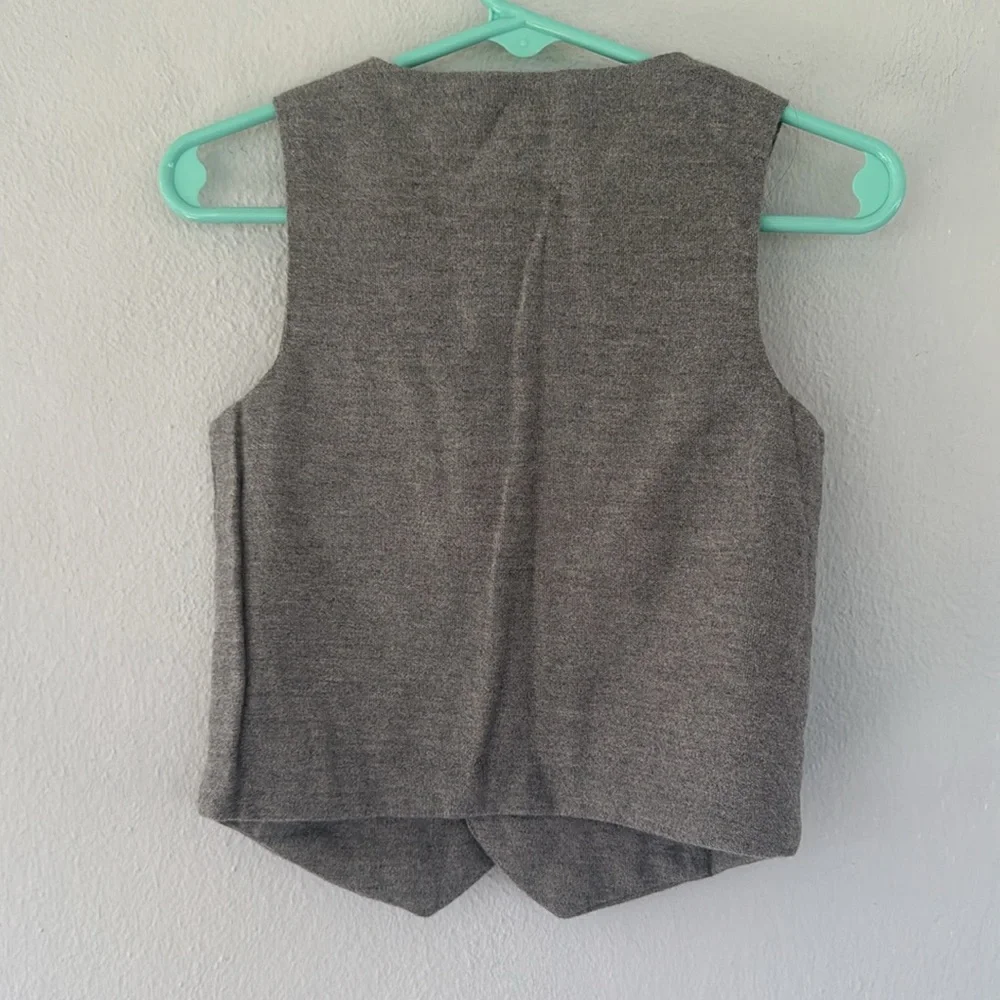 Carter’s Just One You boy’s gray formal suit vest size 12M
